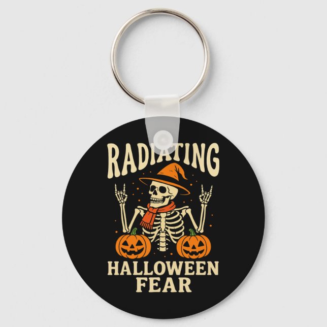 Chaveiro Enfermeiro de Radiologia do Halloween (Frente)