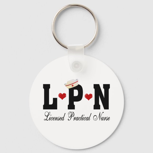 Chaveiro Enfermeiro Prático Licenciado LPN (Frente)