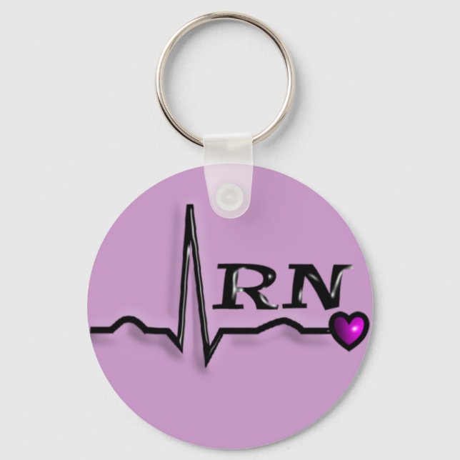 Chaveiro Enfermeiro Registrado "RN" Ofertas QRS Design (Frente)