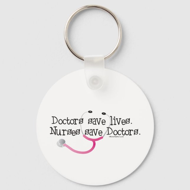 Chaveiro Enfermeiros salvam médicos (Frente)