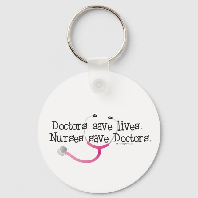 Chaveiro Enfermeiros salvam médicos (Frente)