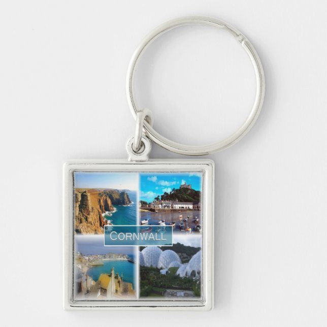 Chaveiro ENG028 CORNWALL, Inglaterra, Europa, (Frente)