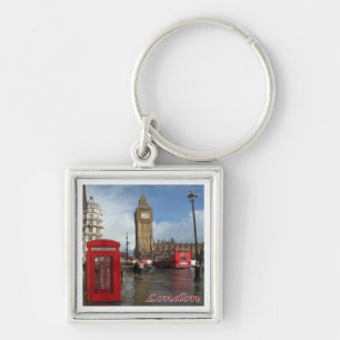 Chaveiro ENG063 LONDON BIG BEN, Barramento de Decker Duplo,