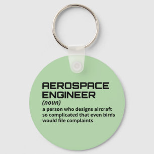 Chaveiro Engenheiro Aeroespacial - Definição Engraçada B-2