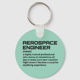 Chaveiro Engenheiro aeroespacial - Definição engraçada B-3