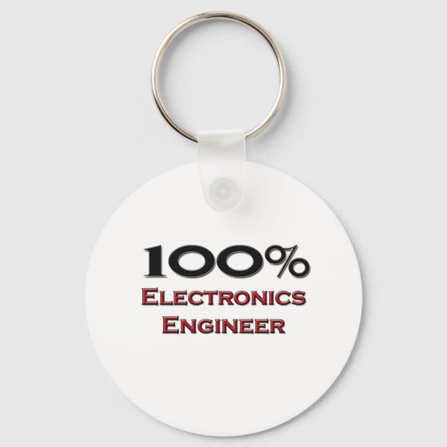 Chaveiro engenheiro de 100% de Eletrônicos (Frente)