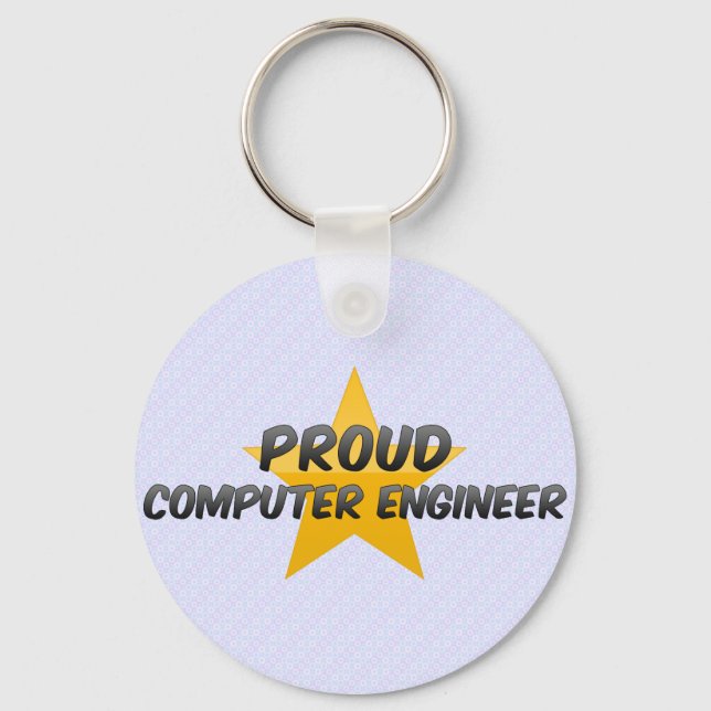 Chaveiro Engenheiro de Computador Orgulhoso (Frente)
