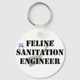 Chaveiro Engenheiro de saneamento felino