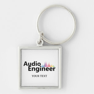 Chaveiro Engenheiro de Som Personalizado Engenharia de Áudi