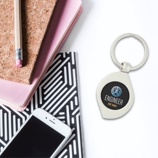 Chaveiro Engenheiro estabelecido, Formando de engenharia pe (Criador carregado)