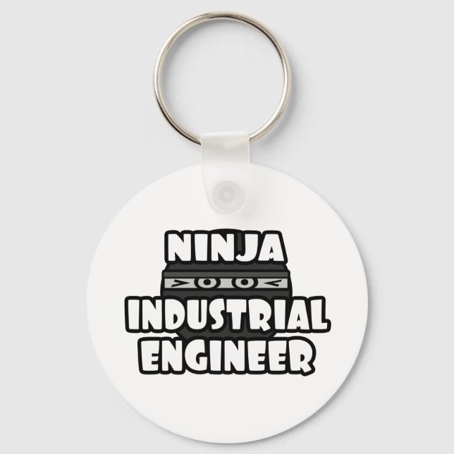 Chaveiro Engenheiro Industrial Ninja (Frente)