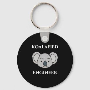 Chaveiro Engenheiro Koalafied Cute Koala Funny Job Pun