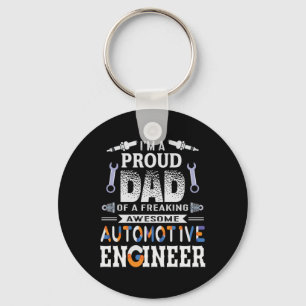 Chaveiro Engenheiro Orgulhoso Pai De Um Engenheiro Automóv