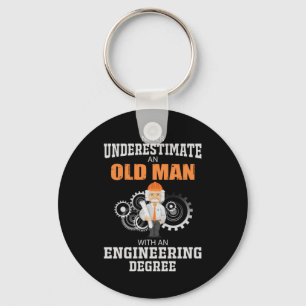 Chaveiro Engenheiro Velho Com Diploma De Engenharia