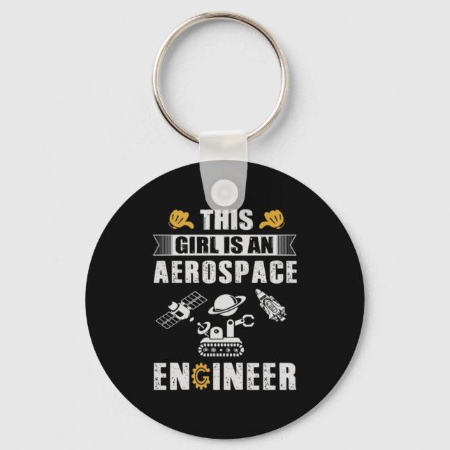 Chaveiro Engineer This Girl Is An Aerospace Engineer (Frente)