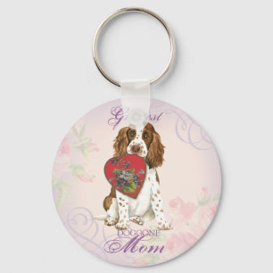Chaveiro English Springer Spaniel Heart Mãe