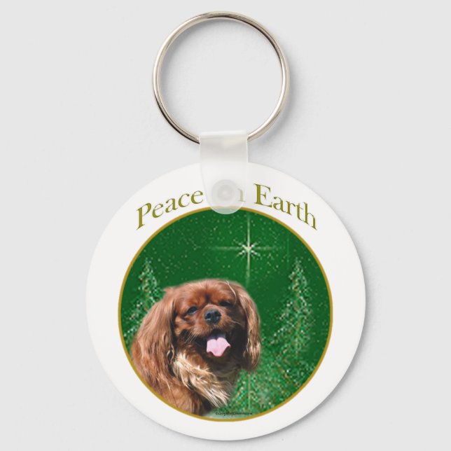 Chaveiro English Toy Spaniel Peace (Frente)