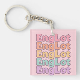 Chaveiro Englot Kawaii Bubble Letter