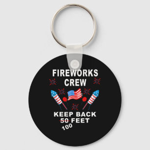 Chaveiro Engraçado 4 De Julho De Shirt Fireworks Diretor É