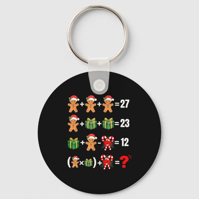 Chaveiro Engraçado 67 Meme Doce Alegre Papai Noel Professor (Frente)