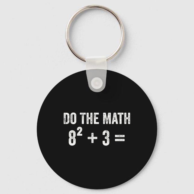 Chaveiro Engraçado 67 Meme Matemática Seis Sete Piada de Pr (Frente)