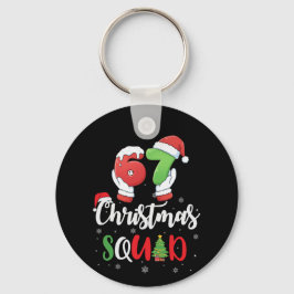 Chaveiro Engraçado 67 Seis Sete Brianrot Natal Esquadra