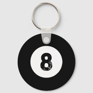 Chaveiro Engraçado 8 Ball Magic Billiards Piscina Preguiços