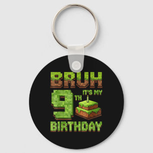 Chaveiro Engraçado Aniversário Bruh É O Meu 9º Jogo De Aniv
