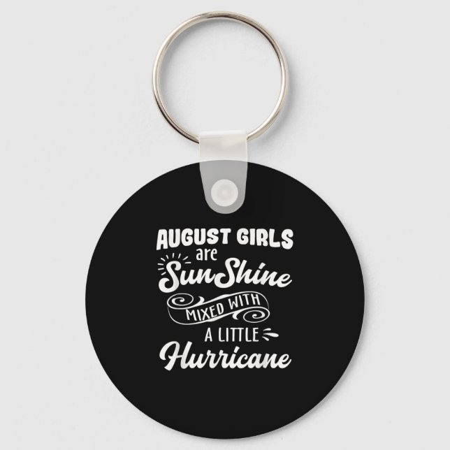 Chaveiro Engraçado August Birthday Shirts Dons (Frente)