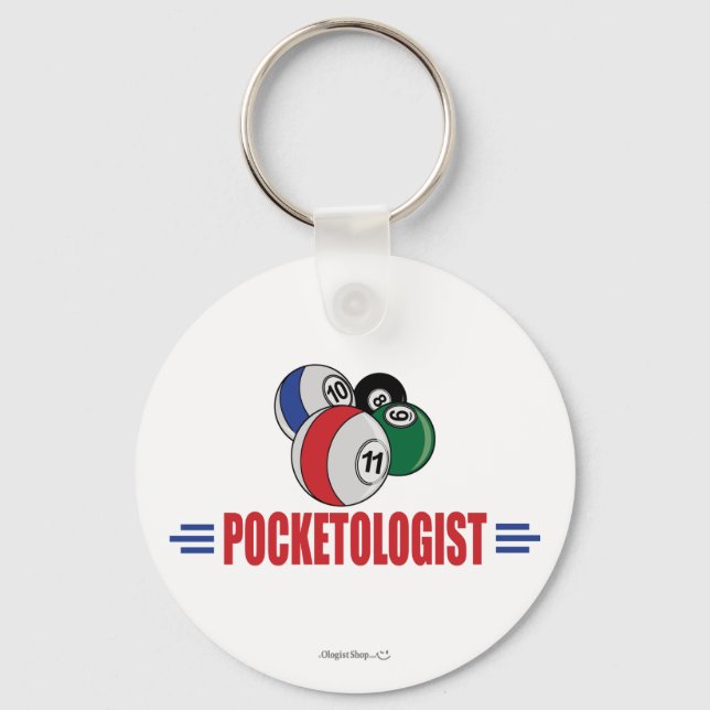 Chaveiro Engraçado Billiards (Frente)