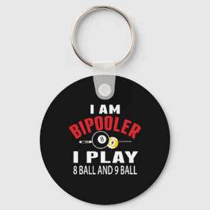 Chaveiro Engraçado Billiards Piscina Shirt Eu Toco 8 Ll E 9