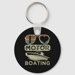 Chaveiro Engraçado Boater Cotação Eu Adoro Motor Barco Moto