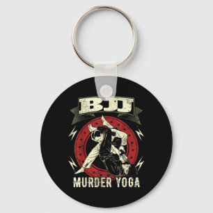 Chaveiro Engraçado Brazilian Jiu Jitsu BJJ Murder Yoga