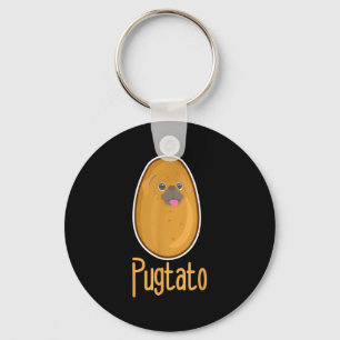 Chaveiro Engraçado Cães de Batata Pugtato