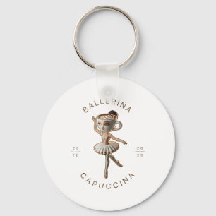 Chaveiro Engraçado Cappuccina Ballerina Cappuccino Dancer C