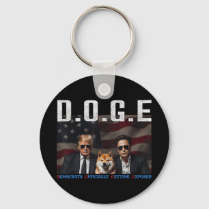 Chaveiro Engraçado D.o.g. e Doge Democratas Oficialmente Ch