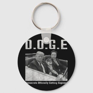 Chaveiro Engraçado D.o.g. e Doge Democrats Oficialmente Obt