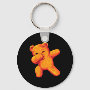 Chaveiro Engraçado Dabbing Gummy Bear Dançando Urso Gummy B