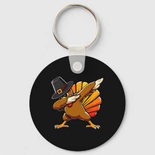 Chaveiro Engraçado Dabbing Turkey Graças À Turquia Dabbing
