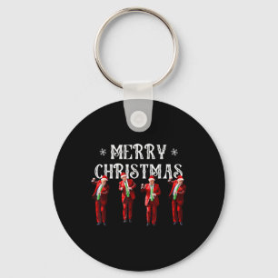 Chaveiro Engraçado Dança Papai Noel Natal Pajam