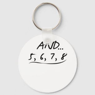 Chaveiro Engraçado Dançador De Presente E 5 6 7 8 Dança De