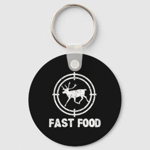 Chaveiro Engraçado Deer Hunter Gift Comida Rápida