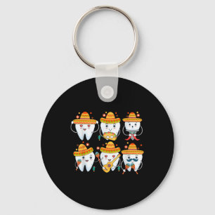 Chaveiro Engraçado Dentista Cinco De Mayo Dentes Dentais Me