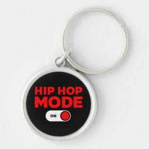 Chaveiro Engraçado Design de Hip Hop para Homens Homens 90 