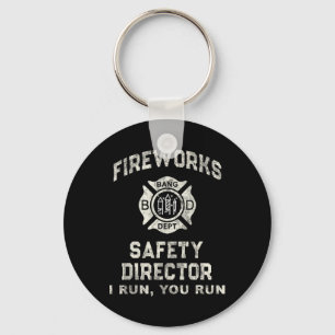 Chaveiro Engraçado Diretor de Segurança do Fireworks Boom S