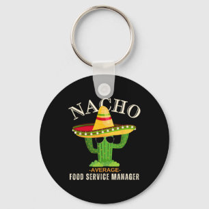 Chaveiro Engraçado Dizer Vintage Nacho Média Comida Mães de