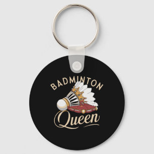 Chaveiro Engraçado Dminton Player Love Shuttle Design 8