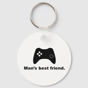 Chaveiro engraçado do Gamer do melhor amigo do