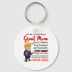 Chaveiro Engraçado Donald Trump Você É Uma Mãe Muito Excele