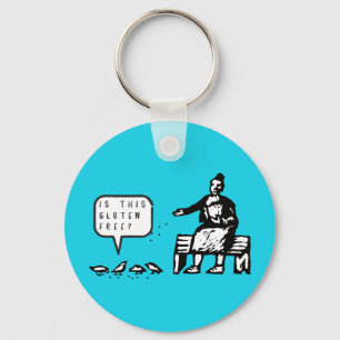 Chaveiro Engraçado É Esse Cartoon De Pássaros Sem Glúten